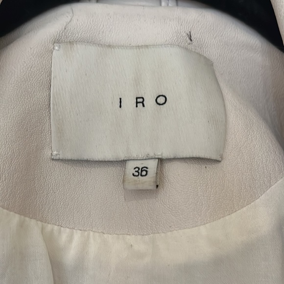 IRO leather cropped jacket - Picture 2 of 8